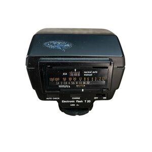 Olympus T20 Electronic Flash Japan Camera Accessory Compact Electronic Black